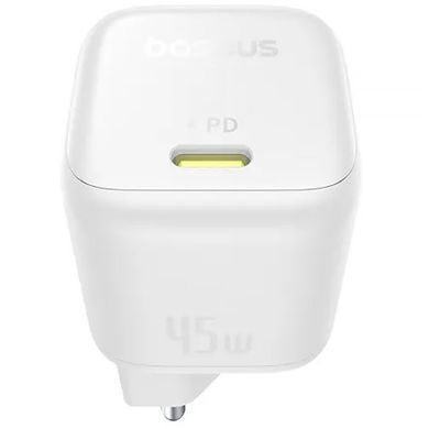 СЗУ Baseus PicoGo GaN Fast Charger 45W (1USB-C) (P10176800) Moon White