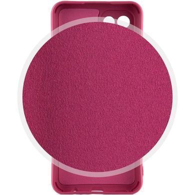 Чехол TPU GETMAN Liquid Silk Full Camera для Samsung Galaxy A05 Бордовый / Marsala