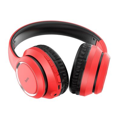 Накладні бездротові навушники Hoco W28 Червоний