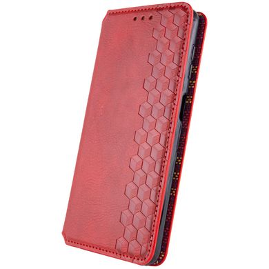 Шкіряний чохол книжка GETMAN Cubic (PU) для Samsung Galaxy A24 4G Червоний
