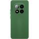 Чехол Silicone Cover Ummi Lakshmi Full Camera (AA) для Xiaomi Redmi Note 14 Pro+ 5G Зеленый / Dark green