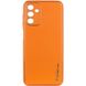 Кожаный чехол Xshield для Samsung Galaxy A14 4G/5G Оранжевый / Apricot фото 1