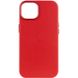 Шкіряний чохол Leather Case (AA) with MagSafe для Apple iPhone 14 Plus (6.7") Crimson фото 1