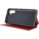 Кожаный чехол книжка GETMAN Cubic (PU) для Samsung Galaxy A24 4G Красный фото 6