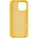 Чохол Silk Full Protective (AA) NO LOGO для Apple iPhone 16 Pro (6.3") Жовтий / Yellow фото 3