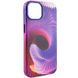 Кожаный чехол Colour Splash with MagSafe для Apple iPhone 13 (6.1") Purple / Pink фото 2
