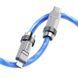 Дата кабель Hoco U113 Solid 20W Type-C to Lightning (1m) Blue фото 3