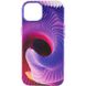 Кожаный чехол Colour Splash with MagSafe для Apple iPhone 13 (6.1") Purple / Pink фото 1