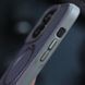TPU+PC чохол Metal Buttons with Magnetic Fit Carbon Ring для Apple iPhone 16 Pro (6.3") Сірий фото 4
