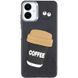 Чехол TPU Leather Toys для Samsung Galaxy A06 Coffee / Black