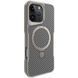 TPU+PC чохол Metal Buttons with Magnetic Fit Carbon Ring для Apple iPhone 16 Pro (6.3") Сірий фото 1