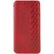 Кожаный чехол книжка GETMAN Cubic (PU) для Samsung Galaxy A24 4G Красный фото 1