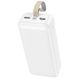 Портативное зарядное устройство Power Bank Hoco J111B Smart charge 30 000 mAh White фото 2