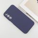Чохол Silicone Cover Lakshmi Full Camera (AAA) для Samsung Galaxy S25+ Темно-синій / Midnight blue фото 6
