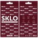 Защитное стекло SKLO 3D (full glue) для Oppo Reno 8 Pro Черный фото 4