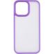 TPU+PC чехол Metal Buttons для Apple iPhone 13 Pro (6.1") Сиреневый фото 2