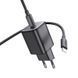 СЗУ Hoco N40 Mighty 1C PD20W + Type to Type-C Black фото 4