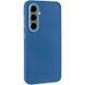TPU чехол Bonbon Metal Style для Samsung Galaxy S24 / S25 Синий / Denim Blue