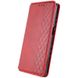 Кожаный чехол книжка GETMAN Cubic (PU) для Samsung Galaxy A24 4G Красный фото 4