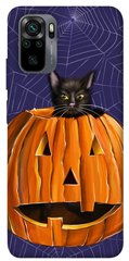 Чехол itsPrint Cat and pumpkin для Xiaomi Redmi Note 10 / Note 10s