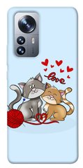Чехол itsPrint Два кота Love для Xiaomi 12 / 12X