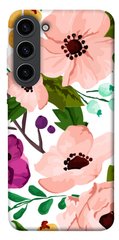 Чехол itsPrint Акварельные цветы для Samsung Galaxy S23
