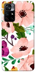 Чехол itsPrint Акварельные цветы для Xiaomi Poco M4 Pro 5G