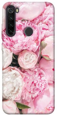 Чохол itsPrint Pink peonies для Xiaomi Redmi Note 8T