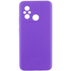 Чехол Silicone Cover Lakshmi Full Camera (AAA) для Xiaomi Redmi 12C Фиолетовый / Amethyst