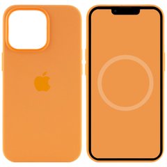 Чехол Silicone case (AAA) full with Magsafe and Animation для Apple iPhone 13 Pro Max (6.7") Оранжевый / Marigold