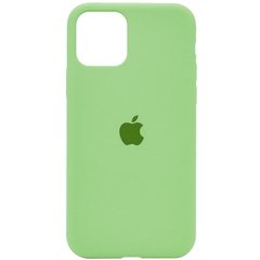 Чохол Silicone Case Full Protective (AA) для Apple iPhone 11 Pro Max (6.5") М'ятний / Mint