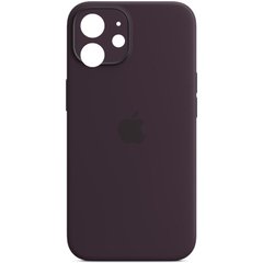 Уценка Чехол Silicone Case Full Camera Protective (AA) для Apple iPhone 12 (6.1") Вскрытая упаковка / Фиолетовый / Elderberry