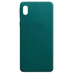 Силиконовый чехол Candy для Samsung Galaxy M01 Core / A01 Core Зеленый / Forest green