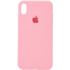 Чохол Silicone Case Full Protective (AA) для Apple iPhone X (5.8") / XS (5.8") Рожевий / Pink