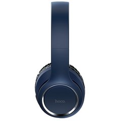 Накладні бездротові навушники Hoco W28 Синій
