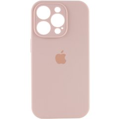 Чохол Silicone Case Full Camera Protective (AA) для Apple iPhone 13 Pro (6.1") Рожевий / Pink Sand