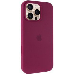 Чехол Silicone Case Full Protective (AA) для Apple iPhone 16 Pro Max (6.9") Бордовый / Maroon