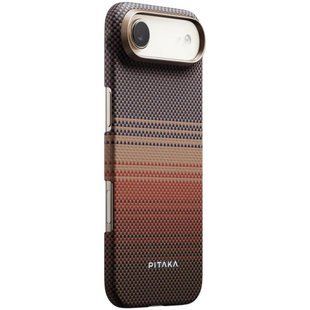 Чехол PC PITAKA with MagSafe для Apple iPhone 17 Air (6.5") Sunset