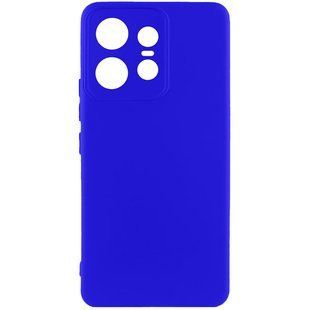 Чехол Silicone Cover Ummi Lakshmi Full Camera (AA) для Motorola Edge 50 Pro Синий / Iris
