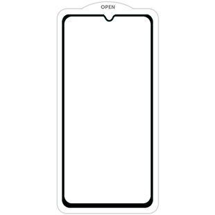 Защитное стекло SKLO 5D (тех.пак) для Samsung Galaxy A05s Черный / Белая подложка