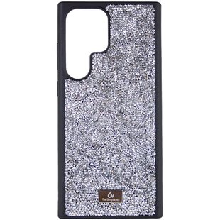 TPU чехол Bling World Rock Diamond для Samsung Galaxy S23 Ultra Серебряный