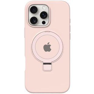 Чехол Silicone Case Full Protective with Ring для Apple iPhone 16 Pro (6.3") Pink