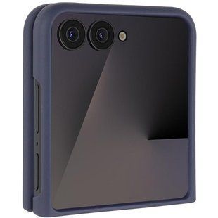 Чехол Foldables Silicone Cover Lakshmi (AAA) для Motorola Razr 50 Ultra Темно-синий / Midnight blue