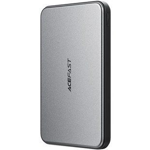 Портативное ЗУ Power Bank Acefast M30 PD20W с БЗУ with cable 5000 mAh Black