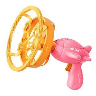 Пистолет для мыльных пузырей H035 Bubble Gun с пропеллером 2in1 + bottle 250ml Pink