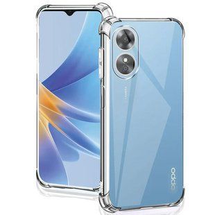 TPU чехол GETMAN Ease logo усиленные углы Full Camera для Oppo A38 / A18 Бесцветный (прозрачный)