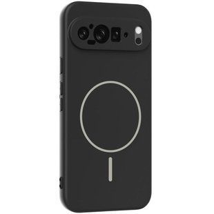 Чохол Silicone Cover Lakshmi Full Camera (AA) with Magnetic Fit для Google Pixel 9 Pro XL Чорний / Black