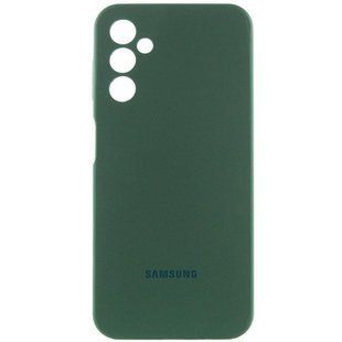 Чохол Silicone Cover Lakshmi Full Camera (AAA) with Logo для Samsung Galaxy A14 4G/5G Зелений / Cyprus Green