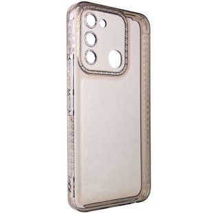 Чехол TPU Starfall Clear для TECNO Spark 8C Серый