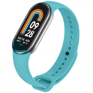 Силиконовый ремешок для Xiaomi Mi Band 8 Бирюзовый / Marine Green